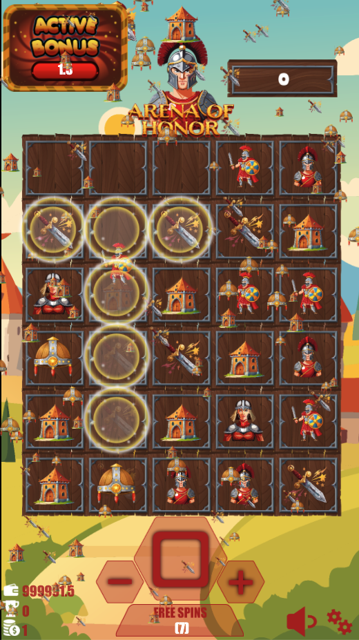 Arena of Honor game screenshot 3 - Social casino game entertainment only